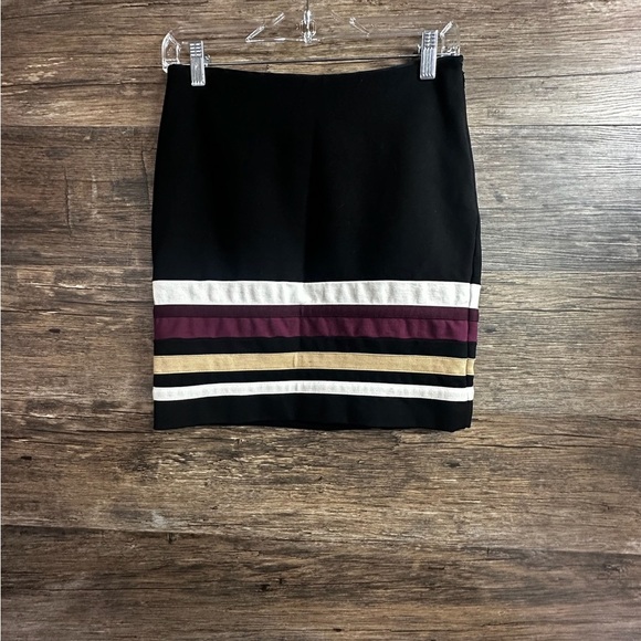 White House Black Market Dresses & Skirts - White House Black Market Black and White Mini Pencil Striped Skirt
